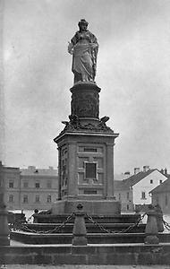 Statue der Austria am Austria-Platz (1875-1918) Statue der Austria am Austria-Platz (1875-1918)