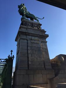 Motto auf der Schemerlbrücke in Nussdorf - Foto: P. Diem