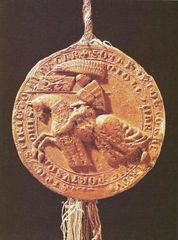 Reitersiegel Ottokars II., Foto: Otakarus - aus: Wikicommons - Foto Otokarus unter CC