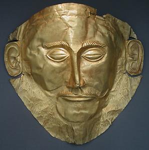 Maske des Agamemnon, Foto: DieBuche Aus: Wikicommons unter CC