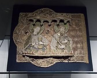 Reliefstickerei Österreich (um 1500) Reliefstickerei Österreich (um 1500)