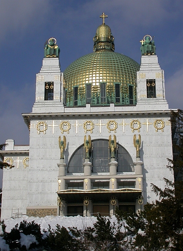 Otto Wagners Kirche auf dem Steinhof