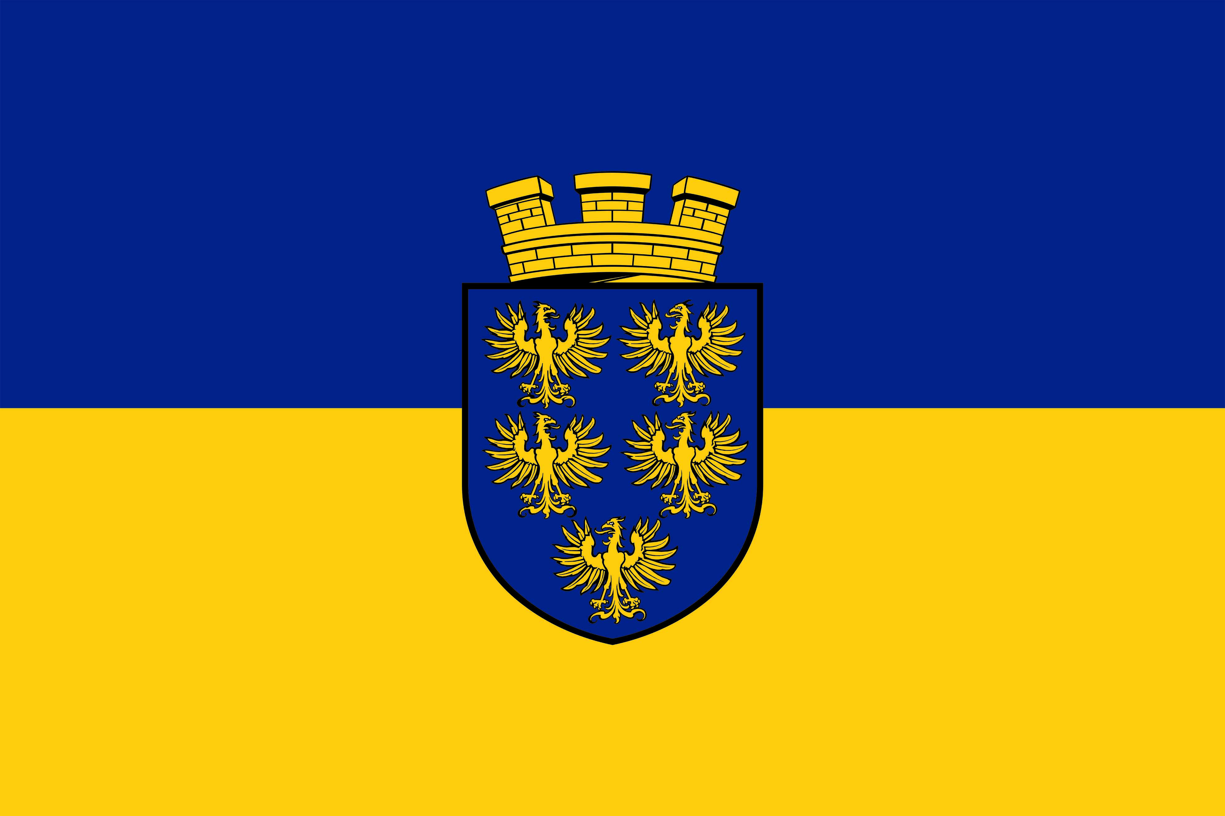 Die Flagge Niederoesterreichs