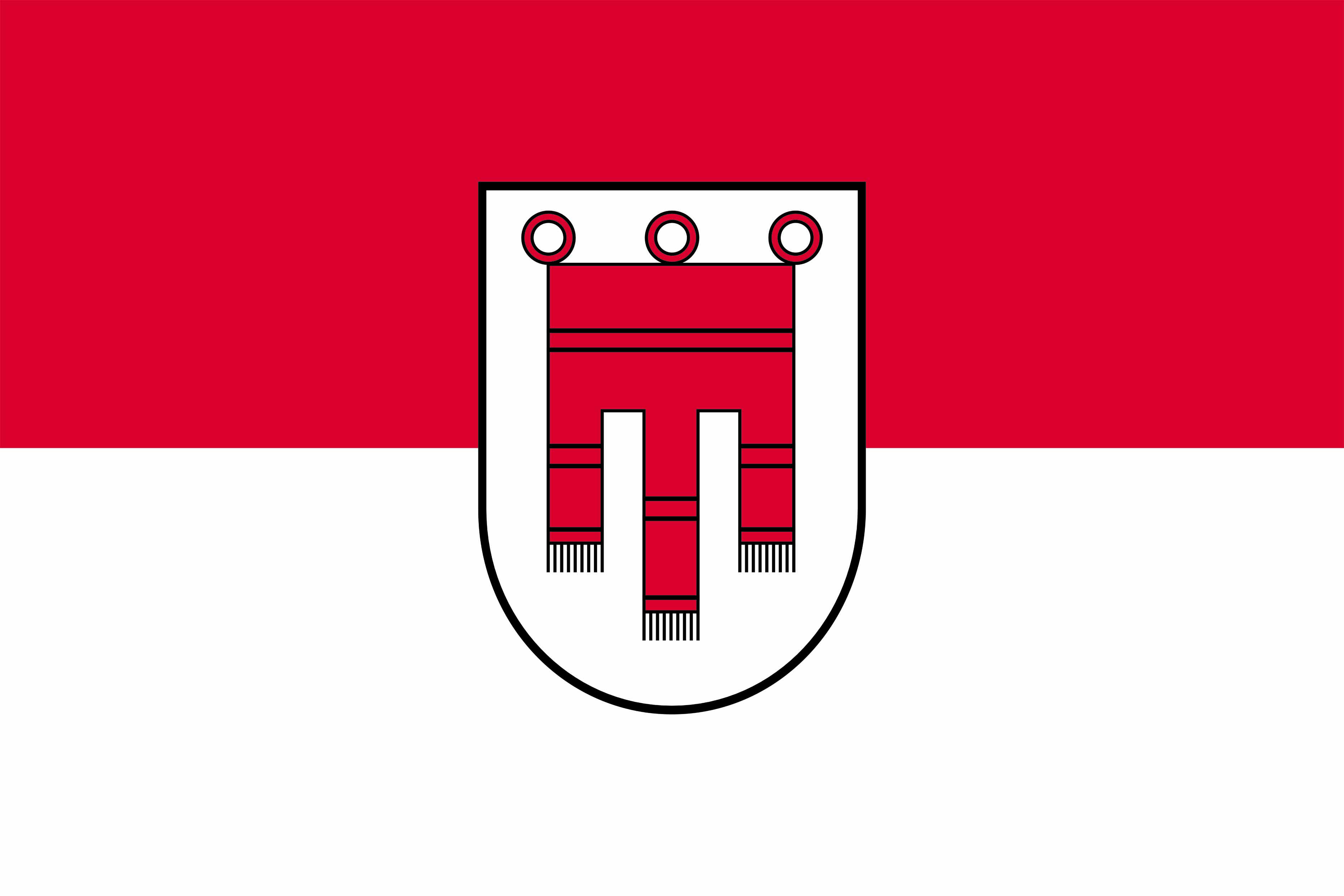 Die Flagge Vorarlbergs