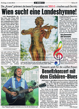 Kronenzeitung, 4./5. Juli 2014 Kronenzeitung, 4./5. Juli 2014