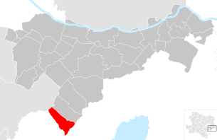 Lage der Gemeinde Au am Leithaberge im Bezirk Bruck an der Leitha (anklickbare Karte)