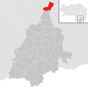 Lage der Gemeinde Empersdorf im Bezirk Leibnitz (anklickbare Karte)