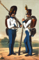 Grenadier und gemeiner Soldat der Hoch- und Deutschmeister (1836–1848)