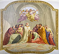 Hananias und Paulus, klassizistische Malerei von Josef Arnold in der Pfarrkirche St. Peter, 1845