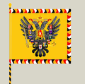 Truppenfahne der „Gemeinsamen Armee“ in gelb (beide Seiten gleich)