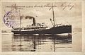 Dampfer Bohemia, zunächst mit der SS Thalia Kreuzfahrtschiff des ÖL im Jahr 1906