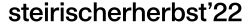 Logo steirischer herbst 2022
