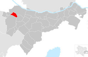 Lage der Gemeinde Zwölfaxing im Bezirk Bruck an der Leitha (anklickbare Karte)